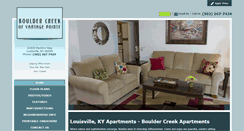 Desktop Screenshot of bouldercreeklouisvilleapartments.com